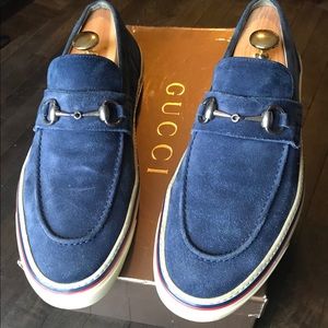 Gucci Royal Dark Blue Loafers